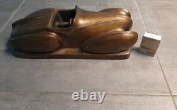 Modernist Bronze Sculpture Art Deco Design Packard Aquarius 1934