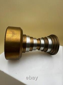 Modernist bronze Art Deco candle holder