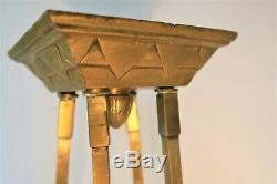 Mount Small Chandelier Or Suspension Bronze Art Deco Sue DL And Tues.