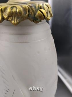 Muller Frères? Art Deco Double Bronze Lamp, 1925/30
