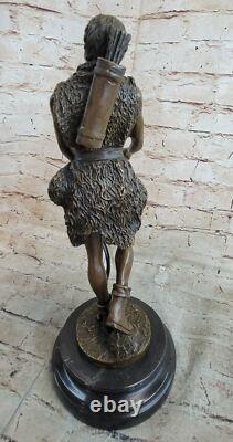 Museum Quality Art Deco Bronze Male Archer Sculpture for Sale