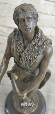 Museum Quality Art Deco Bronze Male Archer Sculpture for Sale