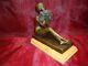Naked Young Woman Statue Sculpture Sexy Style Art Deco Art Nouveau Bronze