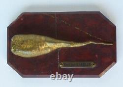 Naturalistic Bronze Sculpture Susse Frères Beetroot XXth Art Deco Gastronomy