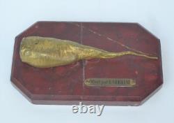 Naturalistic bronze sculpture by Susse Frères, Beetroot, 20th century, Art Deco, Gastronomy