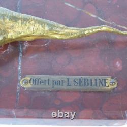 Naturalistic bronze sculpture by Susse Frères, Beetroot, 20th century, Art Deco, Gastronomy