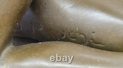 New Bronze Sculpture Chair Art Statue, Female Man Woman Erotic Quality Decor