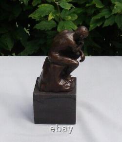 Nude Figure Sculpture in Art Deco Style and Solid Bronze