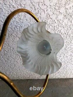 Old 19th-century Bronze Office Lamp