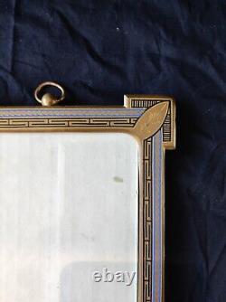 Old Art Deco gilded bronze frame 16 cm x 12 cm for photo