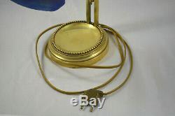 Old Lamp Bronze And Glass Pate Art Deco Dlg Daum Galle