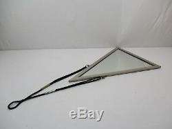 Old Mirror Ice Art Deco Design 1930 Modernism Bronze Chrome Glass Mirror