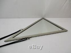 Old Mirror Ice Art Deco Design 1930 Modernism Bronze Chrome Glass Mirror