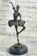 Original Art Deco Bronze Statue Of A Gypsy Dancer 13 Sexy Ballerina Girl
