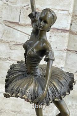 Original Art Deco Bronze Statue of a Gypsy Dancer 13 Sexy Ballerina Girl