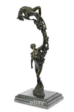 Original Dream Dance by Aldo Vitaleh Bronze Sculpture Art Deco Décor