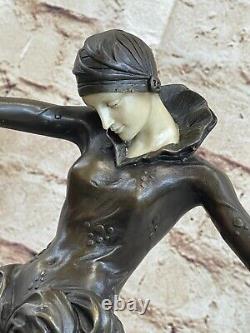 Original Nick Gypsy Bronze Dancer Sculpture Figure Art Deco New Lost Wax