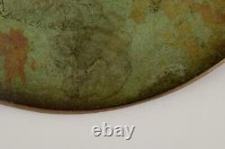 Ove Fritz Rasmussen, Danish bronze roulette. Art Deco bronze plate