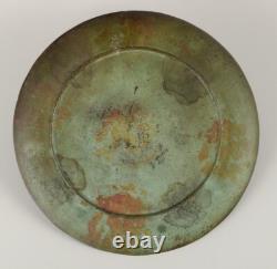Ove Fritz Rasmussen, Danish bronze roulette. Art Deco bronze plate