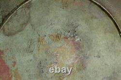 Ove Fritz Rasmussen, Danish bronze roulette. Art Deco bronze plate