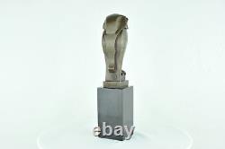 Owl Bird Animal Sculpture Statue in Art Deco and Art Nouveau Style