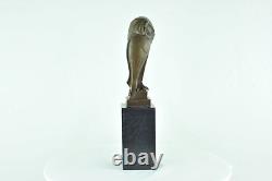 Owl Bird Animal Sculpture Statue in Art Deco and Art Nouveau Style