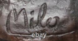 Owl Bird Animal Statue Sculpture Art Deco Art Nouveau Style