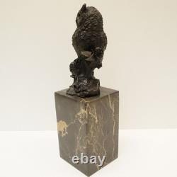 Owl Bird Sculpture Statue, Animal Style, Art Deco Style, Art Nouveau Style