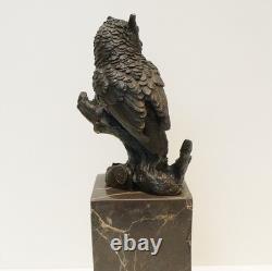 Owl Bird Sculpture Statue, Animal Style, Art Deco Style, Art Nouveau Style