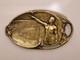 P. Lasserre Olympic Games Paris 1924 Oval Bronze Bowl Salute