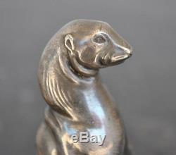 Pair Of Art Deco 1930 Bookends With Sea Lions By Frécourt