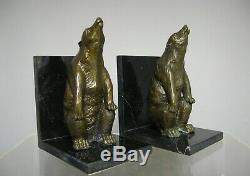 Pair Of Greenhouse Books. Bear In Bronze