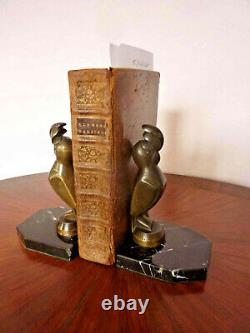 Pair Of Greenhouse Bronze Book Signed G. H. Laurent