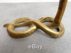 Pair Of Legs Lamp Art Deco Bronze Serpent