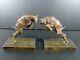 Pair Of Serres-livres Bronze Signed Silvèstre Ed. Susse Brothers Buffers