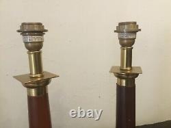 Pair Of Vintage Lampe Alpha Decor Dlg Design House Jansen Rings