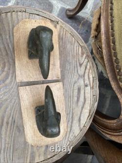 Pair of Art Deco Bookends in Solid Bronze with Toucan Birds
