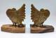 Pair Of Art Deco Signed Bronze Bookends