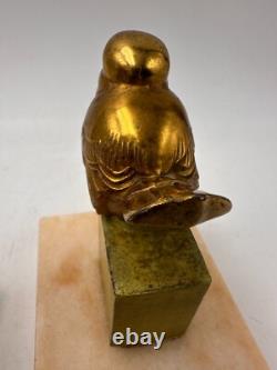 Pair of Bird Bookends Art Deco