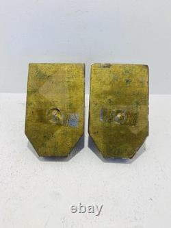 Pair of bookends in marble and bronze signed Hippolyte MOREAU - The Seals