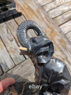 Pair of elephant bookends Art Deco 1930 Moreau bronze régule