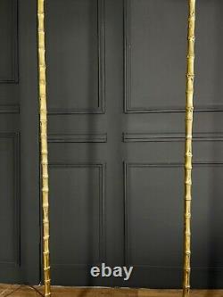 Paire De Lampadaires De La Maison Bagues En Forme De Bamboo Years 60
