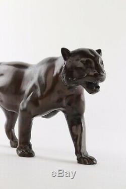 Panther Bronze Art Deco