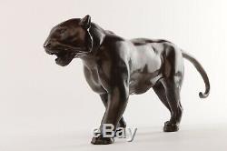 Panther Bronze Art Deco