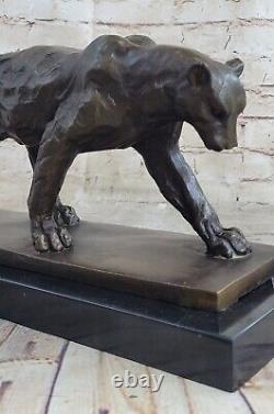 Panther March By Rembrandt Bugatti, Super Art Deco Bronze Sculpture Case
