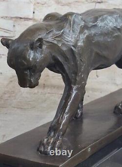 Panther March By Rembrandt Bugatti, Super Art Deco Bronze Sculpture Case