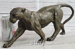 Panther March by Rembrandt Bugatti, Super Art Deco Bronze Sculpture Art D