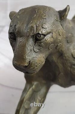 Panther March by Rembrandt Bugatti, Super Art Deco Bronze Sculpture Art D