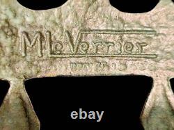 Patinated bronze keychain with 4 hooks Max LE VERRIER (1891-1973) - Louis XII