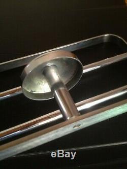 Peg Coat Rack Brass / Bronze Chrome Modernist Art Deco Period 1930-1940